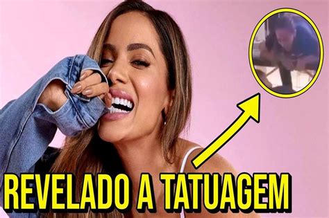 tatuagem de anita no anus|Tatuador revela o que escreveu no ânus de Anitta